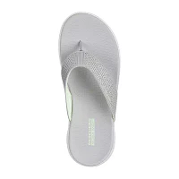 Skechers Womens Go Walk Flex 3 Point Flip-Flops