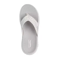 Skechers Womens Go Walk Arch Fit 2.0  Claire Flip-Flops