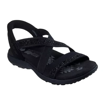 Skechers Womens Reggae Slim Summer Sparkle Strap Sandals