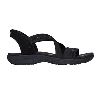 Skechers Womens Reggae Slim Summer Sparkle Strap Sandals