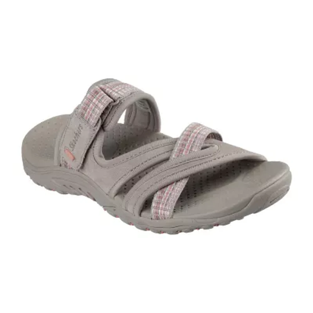 Skechers Womens Reggae Color-Full Slide Sandals