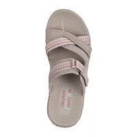 Skechers Womens Reggae Color-Full Slide Sandals