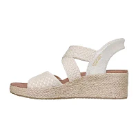 Skechers Womens Beverlee Lux Wedge Sandals