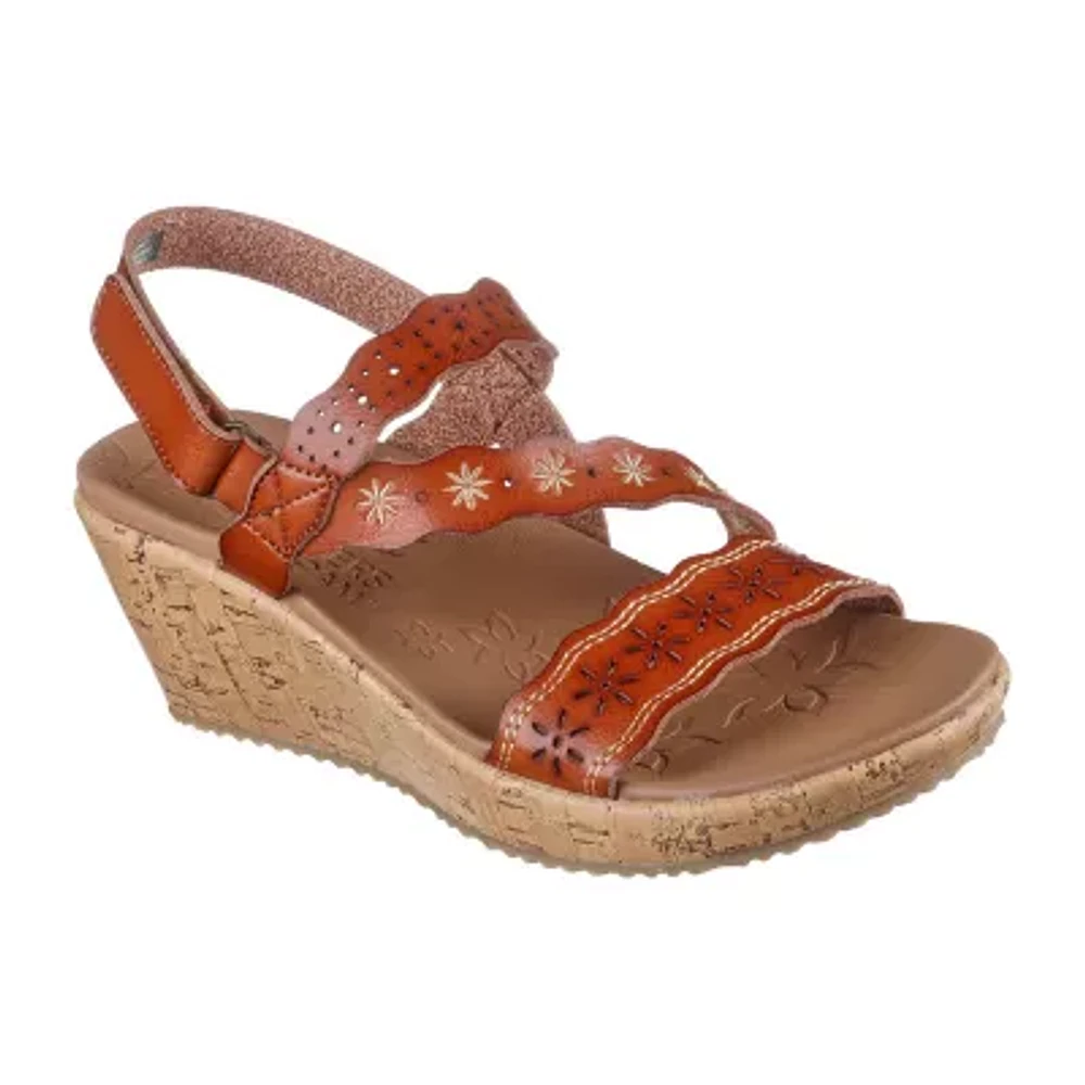 Skechers Womens Beverlee Cherished Aura Wedge Sandals