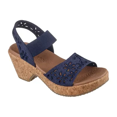 Skechers Womens Brystol Beach Bliss Wedge Sandals