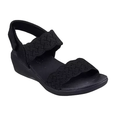Skechers Womens Arya On The Rise Wedge Sandals