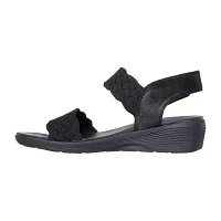 Skechers Womens Arya On The Rise Wedge Sandals