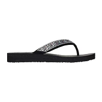 Skechers Womens Meditation Evening Shine Flip-Flops