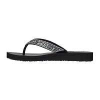 Skechers Womens Meditation Evening Shine Flip-Flops