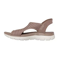 Skechers Womens Summits Sweetly Evolved Slingback Strap Flat Sandals