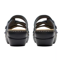 Clarks Womens Merliah Cove Wedge Sandals