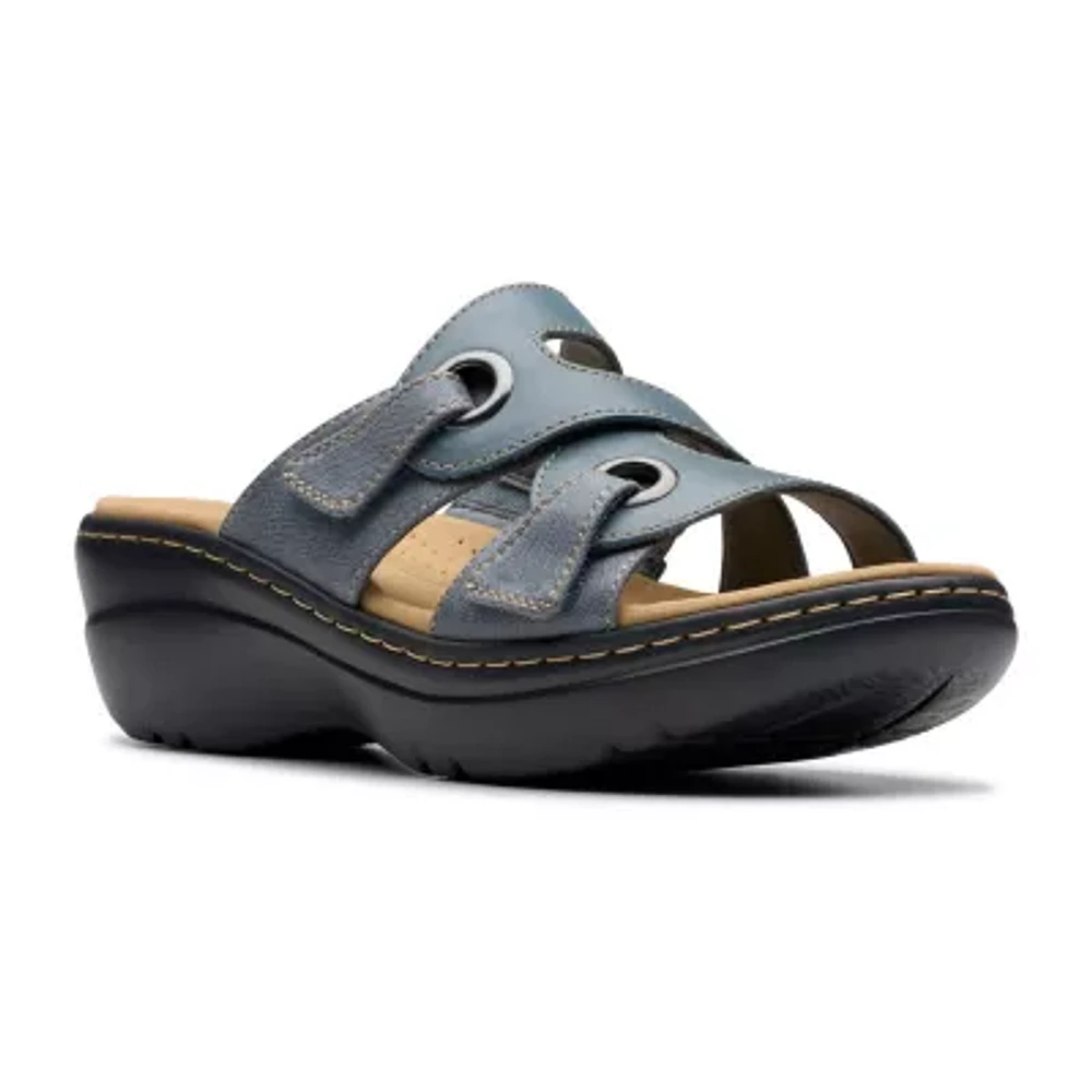 Clarks Womens Merliah Cove Wedge Sandals