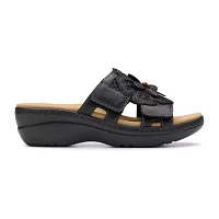 Clarks Womens Merliah 2 Belle Wedge Sandals