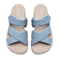 Clarks Womens Mira Ease Slide Sandals