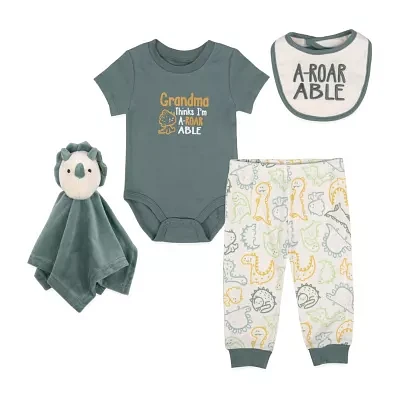 Baby Essentials Boys 4-pc. Clothing Set