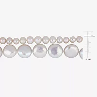Mens Lab Created White Sapphire Sterling Silver Tennis Necklaces