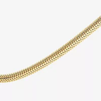 14K Gold 18 Inch Hollow Snake Chain Necklace