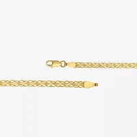 10K Gold 18 Inch Hollow Fashion Chain Necklace