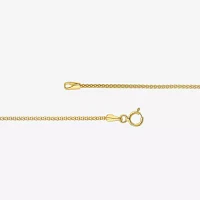 Womens 14K Gold 18 Inch Popcorn Chain Necklace