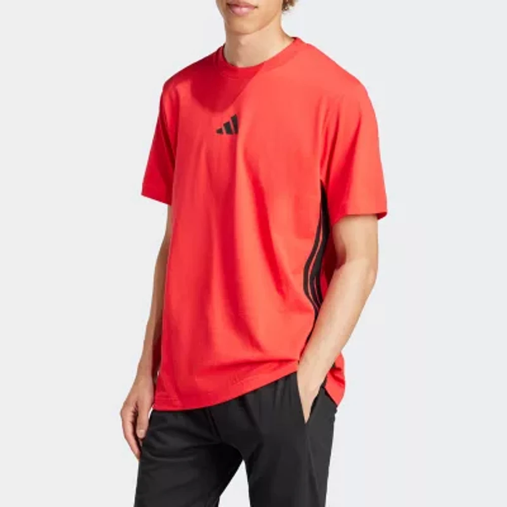 adidas Mens Crew Neck Short Sleeve T-Shirt