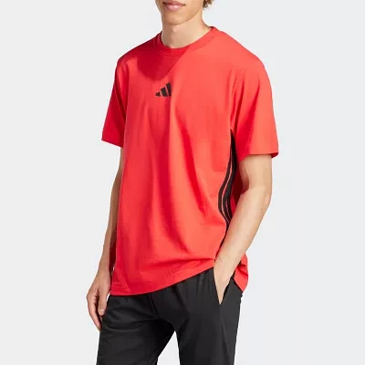 adidas Mens Crew Neck Short Sleeve T-Shirt