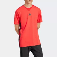 adidas Mens Crew Neck Short Sleeve T-Shirt