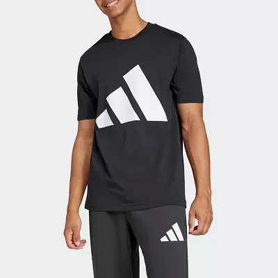 adidas Mens Crew Neck Short Sleeve T-Shirt Big and Tall