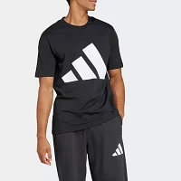 adidas Mens Crew Neck Short Sleeve T-Shirt Big and Tall