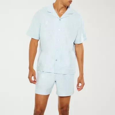 Forever 21 Mens Short Sleeve Button-Down Shirt