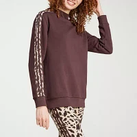 adidas Essentials 3 Stripes Animal Print Sweatshirt