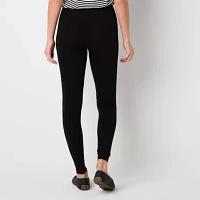Mixit Knit Womens Mid Rise 28 1/2" Full Length Leggings