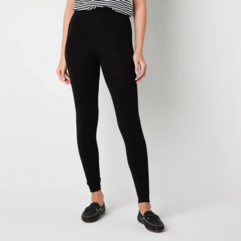 Mixit Knit Womens Mid Rise 28 1/2" Full Length Leggings