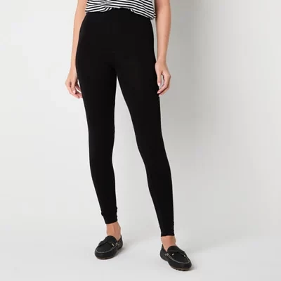 Mixit Knit Womens Mid Rise 28 1/2" Full Length Leggings