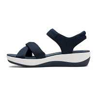 Clarks Womens Arla Daisy Wedge Sandals