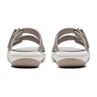 Clarks Womens Breeze Piper Slide Sandals