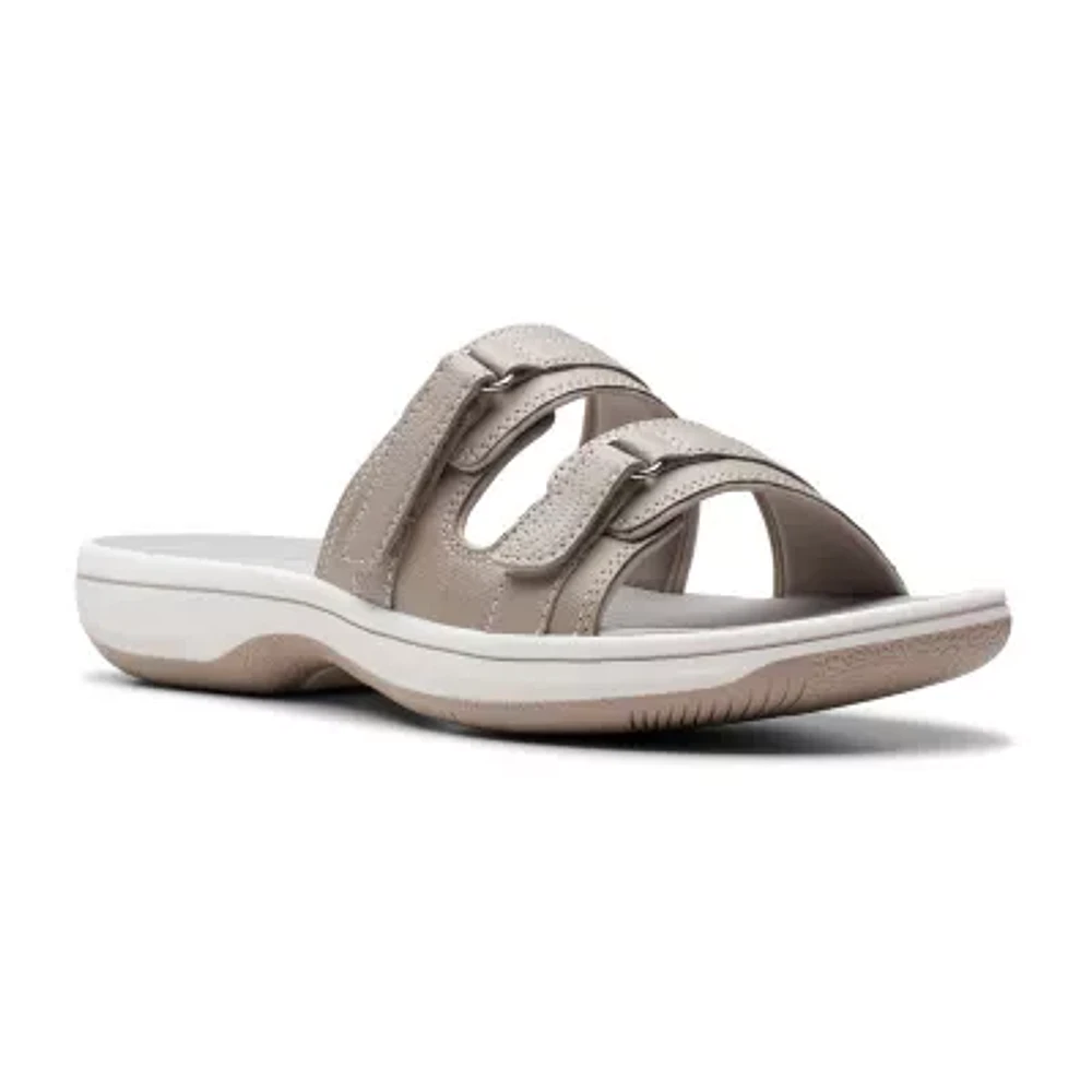 Clarks Womens Breeze Piper Slide Sandals