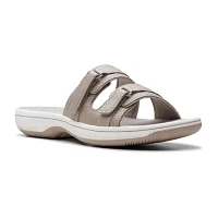 Clarks Womens Breeze Piper Slide Sandals