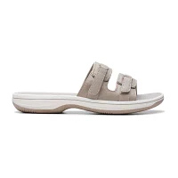 Clarks Womens Breeze Piper Slide Sandals