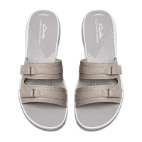 Clarks Womens Breeze Piper Slide Sandals