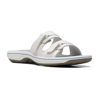 Clarks Womens Breeze Piper Slide Sandals