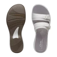 Clarks Womens Breeze Piper Slide Sandals