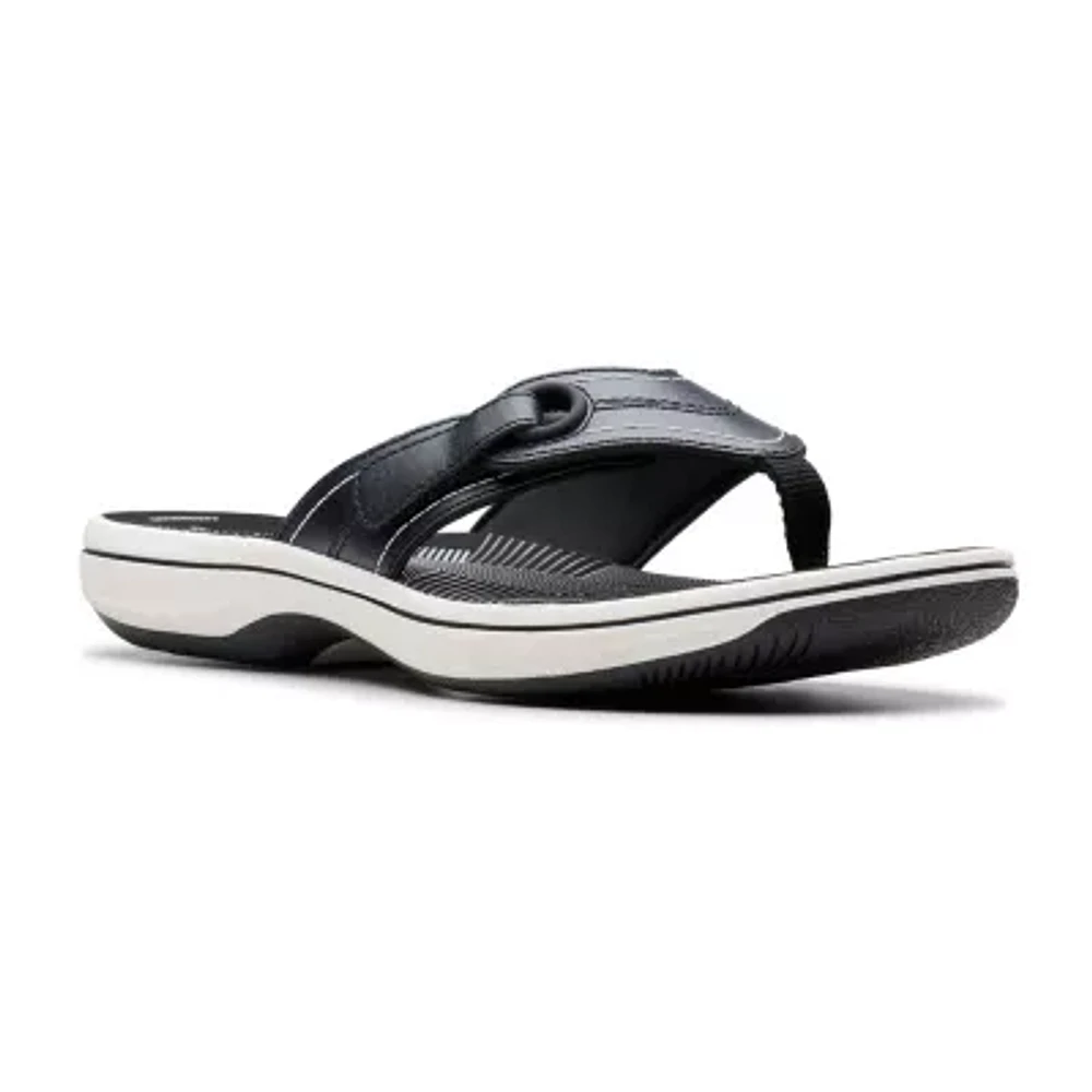 Clarks Womens Breeze Reyna Flip-Flops