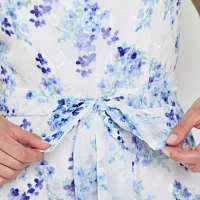 R & K Originals Womens Sleeveless Floral Maxi Dress