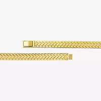 10K Gold 7.5 Inch Solid Link Bracelet