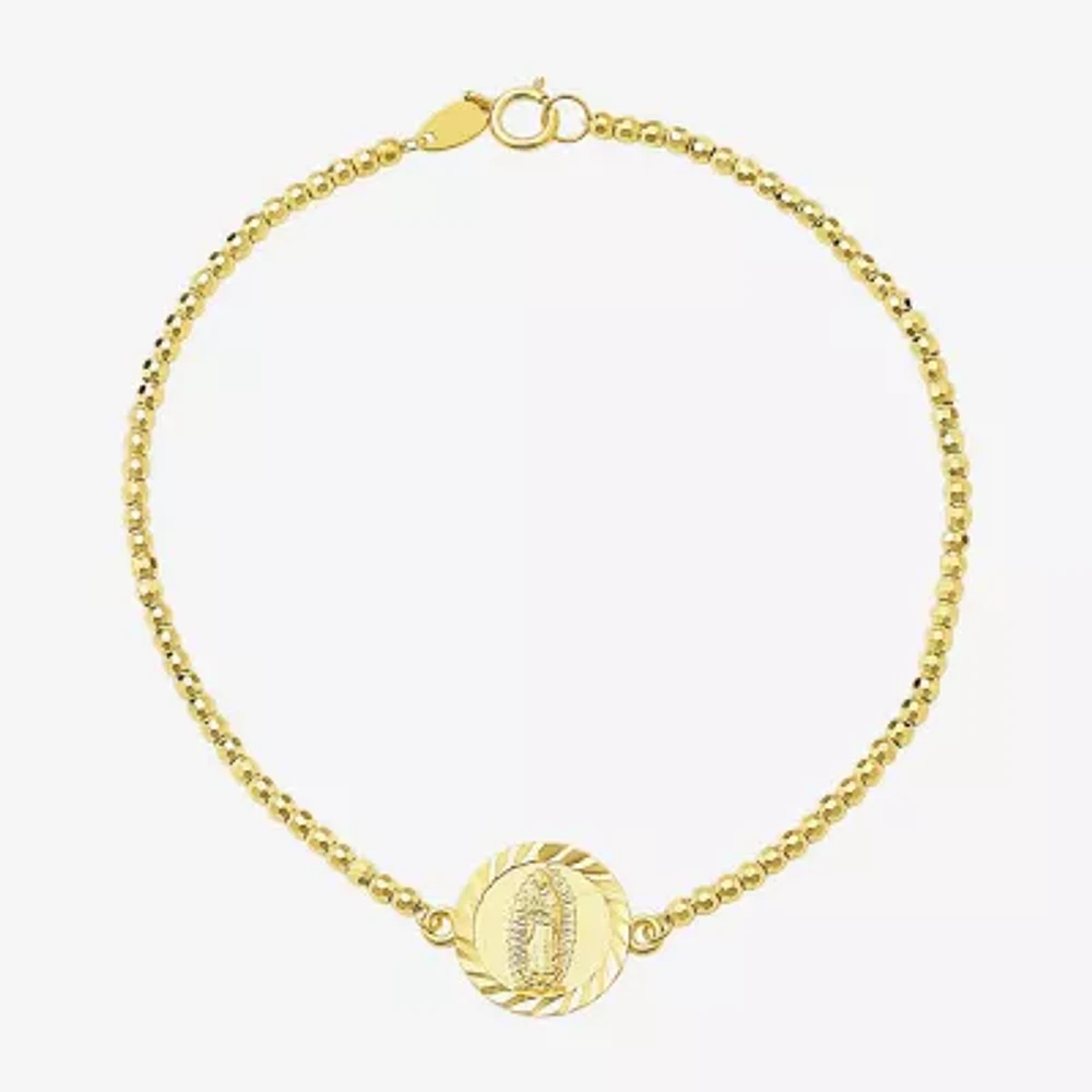 Our Lady Of Guadalupe 14K Gold Charm Bracelet