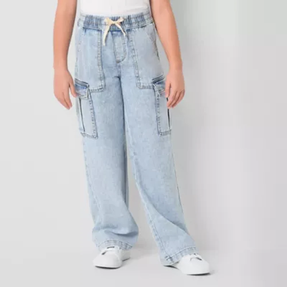 Vanilla Star Big Girls Wide Leg Cargo Pant