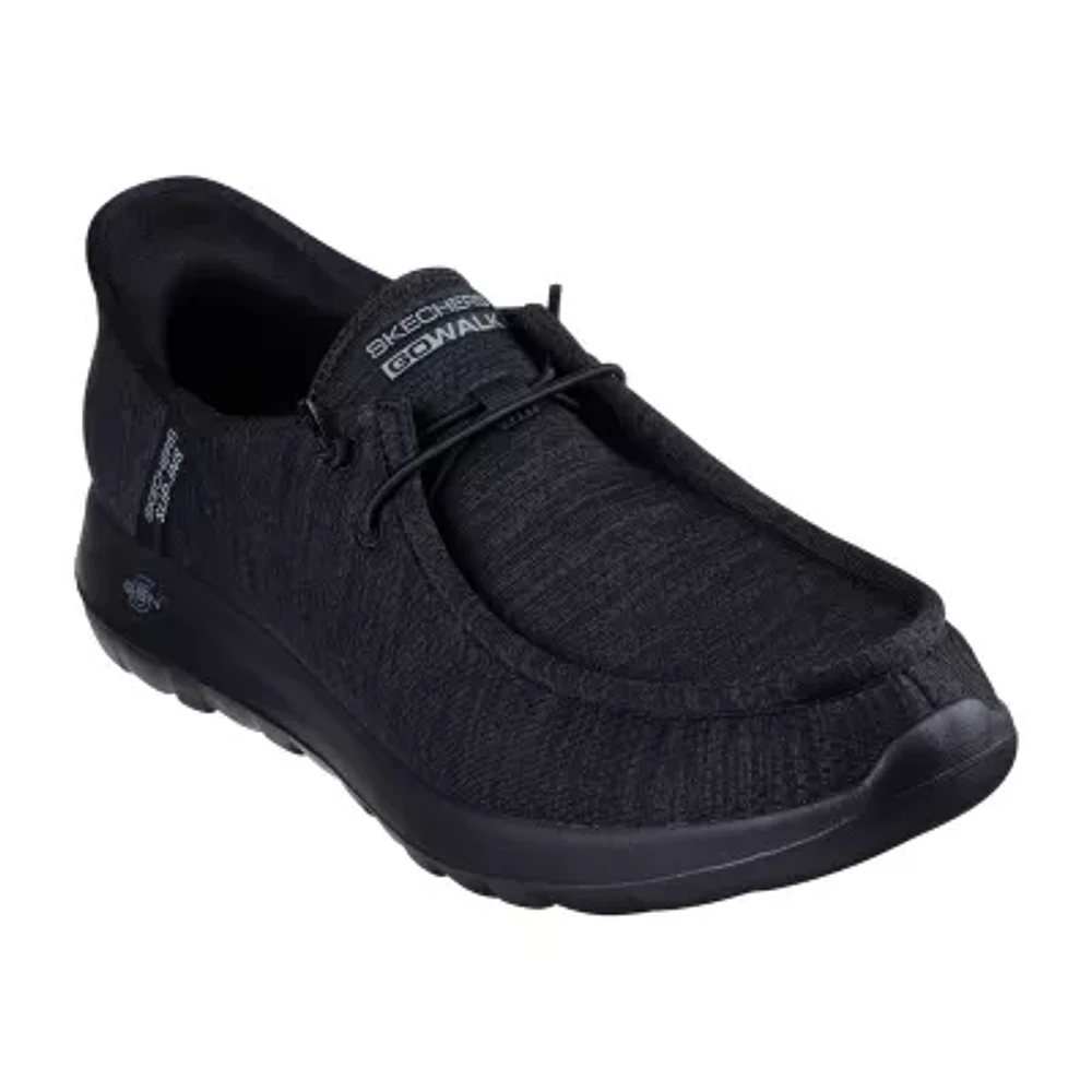Skechers Womens Go Walk Max Free Hands Slip-Ins Slip-On Walking Shoes Wide Width