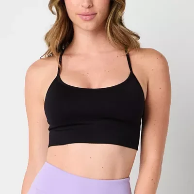 Xersion Light Support Strappy Back Sports Bra