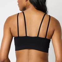Xersion Light Support Seamless Strappy Back Sports Bra