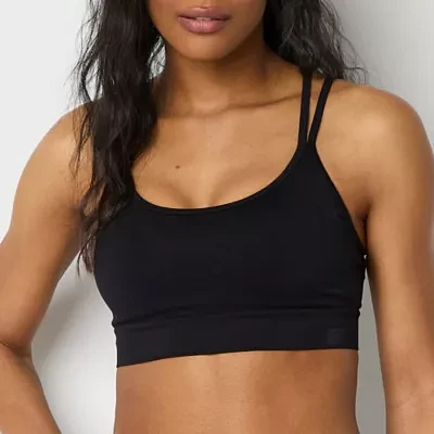 Xersion Light Support Seamless Strappy Back Sports Bra